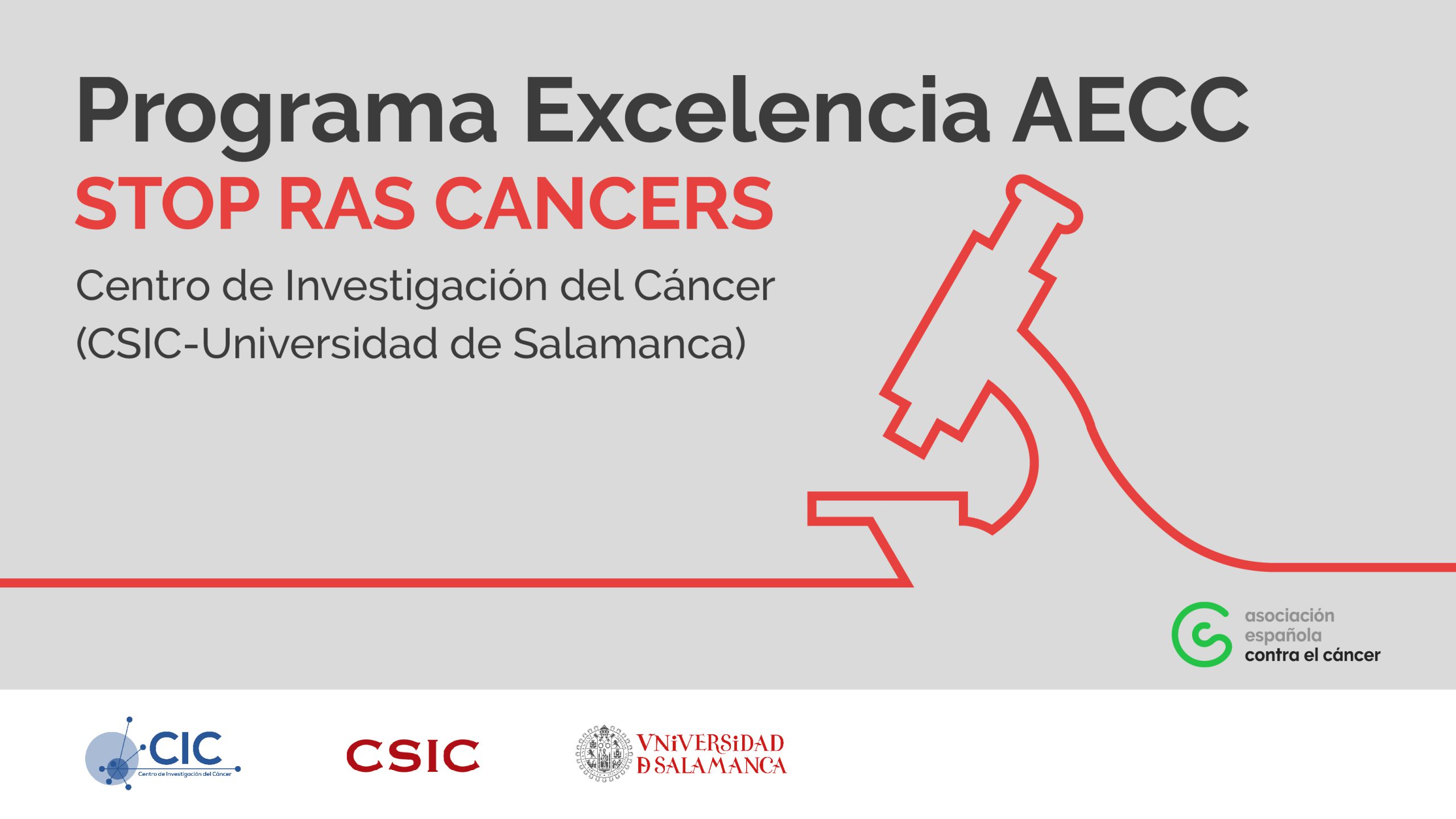Programa Excelencia AECC Stop RAS Cancers de la Asociación Española Contra el Cáncer